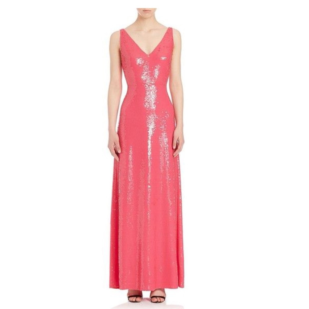 Emilio Pucci Elegant Pink Sequin Dress